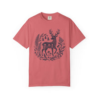 Load image into Gallery viewer, Folk Art Woodland Deer Tee