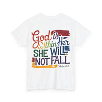 Load image into Gallery viewer, God is Within Her She Will Not Fall Tee