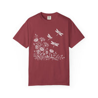 Load image into Gallery viewer, Dragonfly Wildflower Graphic Tee