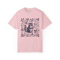 Load image into Gallery viewer, Folk Art Blackberry Raccoon Tee