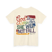 Load image into Gallery viewer, God is Within Her She Will Not Fall Tee