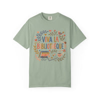 Load image into Gallery viewer, Viva La Bibliothèque Literary Folk Art Tee