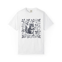Load image into Gallery viewer, Folk Art Blackberry Raccoon Tee