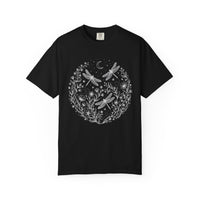 Load image into Gallery viewer, Moonlit Dragonfly Garden Tee