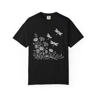 Load image into Gallery viewer, Dragonfly Wildflower Graphic Tee