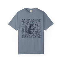 Load image into Gallery viewer, Folk Art Blackberry Raccoon Tee