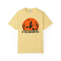 Load image into Gallery viewer, If the Broom Fits Halloween Tee