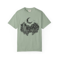 Load image into Gallery viewer, Crescent Moon Wildflower Tee