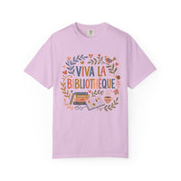 Load image into Gallery viewer, Viva La Bibliothèque Literary Folk Art Tee