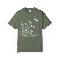 Load image into Gallery viewer, Dragonfly Wildflower Graphic Tee