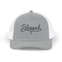 Load image into Gallery viewer, &#39;Blessed&#39; Embroidered Cap
