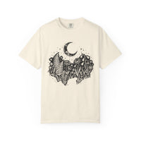 Load image into Gallery viewer, Crescent Moon Wildflower Tee