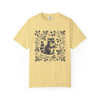 Load image into Gallery viewer, Folk Art Blackberry Raccoon Tee
