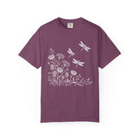 Load image into Gallery viewer, Dragonfly Wildflower Graphic Tee