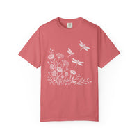 Load image into Gallery viewer, Dragonfly Wildflower Graphic Tee