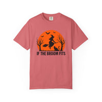 Load image into Gallery viewer, If the Broom Fits Halloween Tee