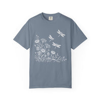 Load image into Gallery viewer, Dragonfly Wildflower Graphic Tee