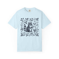 Load image into Gallery viewer, Folk Art Blackberry Raccoon Tee