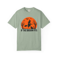 Load image into Gallery viewer, If the Broom Fits Halloween Tee