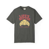 Load image into Gallery viewer, Life’s Butter With a Croissant Tee