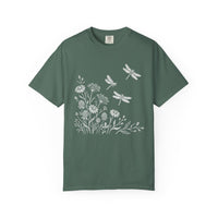 Load image into Gallery viewer, Dragonfly Wildflower Graphic Tee