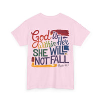 Load image into Gallery viewer, God is Within Her She Will Not Fall Tee