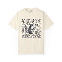 Load image into Gallery viewer, Folk Art Blackberry Raccoon Tee