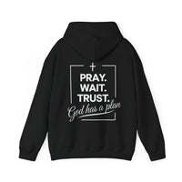 Load image into Gallery viewer, Pray Wait Trust Hoodie