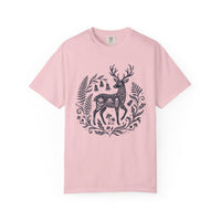 Load image into Gallery viewer, Folk Art Woodland Deer Tee