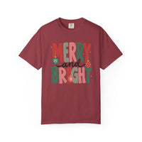 Load image into Gallery viewer, Merry &amp; Bright Christmas Tee