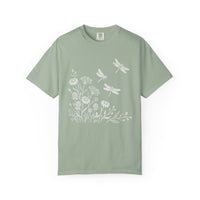 Load image into Gallery viewer, Dragonfly Wildflower Graphic Tee
