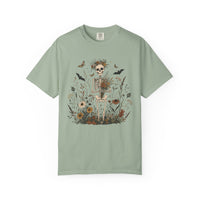 Load image into Gallery viewer, Floral Skeleton Graphic Tee