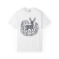Load image into Gallery viewer, Folk Art Woodland Deer Tee