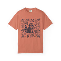Load image into Gallery viewer, Folk Art Blackberry Raccoon Tee