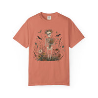 Load image into Gallery viewer, Floral Skeleton Graphic Tee