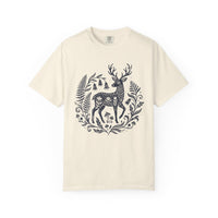 Load image into Gallery viewer, Folk Art Woodland Deer Tee
