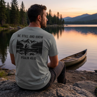 Load image into Gallery viewer, Be Still and Know — Psalm 46:10 Tee