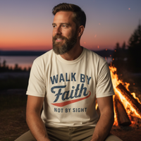 Load image into Gallery viewer, Walk By Faith Not By Sight Tee