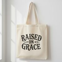 Load image into Gallery viewer, Raised on Grace Tote