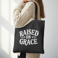 Load image into Gallery viewer, Raised on Grace Tote