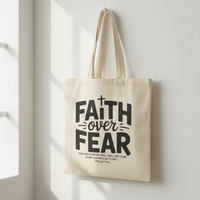 Load image into Gallery viewer, Faith Over Fear Tote