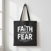Load image into Gallery viewer, Faith Over Fear Tote