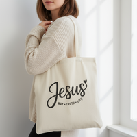 Load image into Gallery viewer, Jesus (Way, Truth, Life) Tote