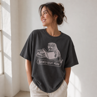 Load image into Gallery viewer, Booked Right Meow Graphic Tee