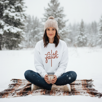 Load image into Gallery viewer, Faith Cross Sweatshirt