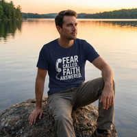 Load image into Gallery viewer, Fear Called. Faith Answered Tee