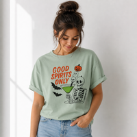 Load image into Gallery viewer, Good Spirits Only Halloween Tee