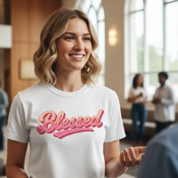 Load image into Gallery viewer, Blessed (retro) Tee
