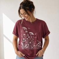Load image into Gallery viewer, Wildflower Dragonfly Garden Tee