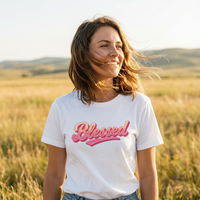 Load image into Gallery viewer, Blessed (retro) Tee